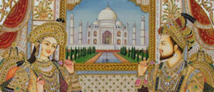Illustration de Shah Jahan et Numtaz-I-Mahal